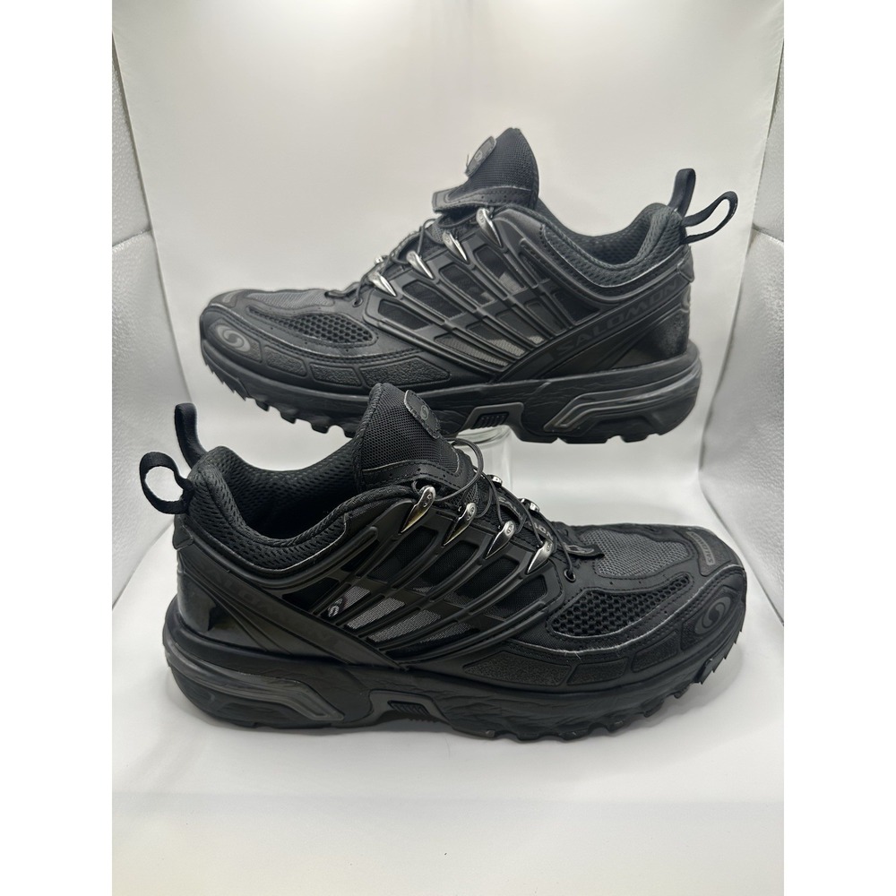 Salomon ACS Pro Triple Black Sneaker Size 10